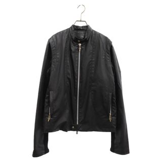 クロムハーツ(Chrome Hearts)のCHROME HEARTS クロムハーツ NEW RACER ニューレーサー ワックスドコットンダガージップシングルライダース(ライダースジャケット)