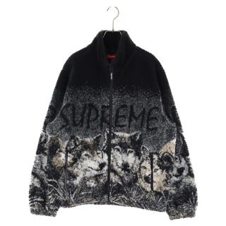 シュプリーム(Supreme)のSUPREME シュプリーム 19SS Wolf Fleece Jacket ウルフフリースジャケット ブラック(フライトジャケット)