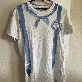 ディーゼル(DIESEL)のDISELティーセルリボンイラストシャツ(Tシャツ(半袖/袖なし))