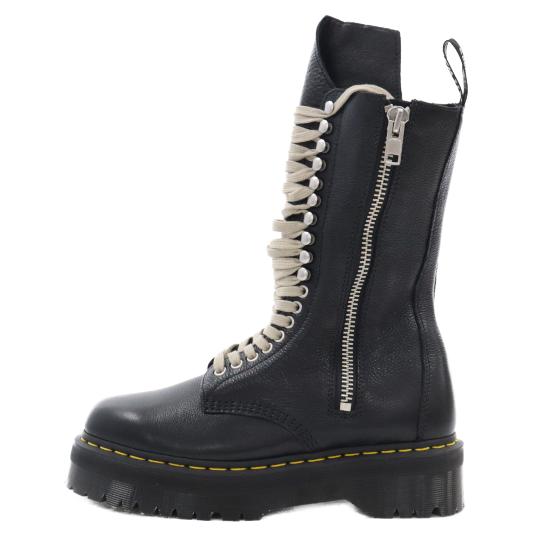 Rick Owens リックオウエンス ×DR.MARTENS 18 HOLE BOOTS ロングレースアップブーツ ブラック UK9/ 28cm 1918 RO117センチ全高