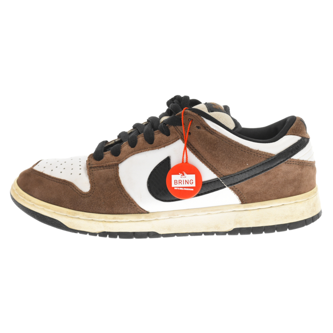 NIKE(ナイキ)のNIKE ナイキ DUNK LOW WHITE BLACK TRAIIL END BROWN 304292-102 ダンク ロー トレイルエンド ダンク ローカットスニーカー US9/27cm ブラウン/ホワイト メンズの靴/シューズ(スニーカー)の商品写真