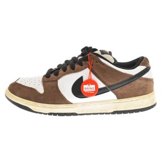 ナイキ(NIKE)のNIKE ナイキ DUNK LOW WHITE BLACK TRAIIL END BROWN 304292-102 ダンク ロー トレイルエンド ダンク ローカットスニーカー US9/27cm ブラウン/ホワイト(スニーカー)