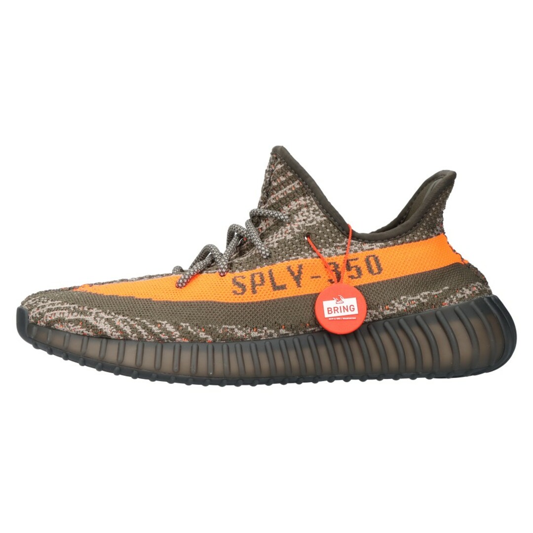 adidas アディダス YEEZY BOOST 350 V2 Carbon Beluga イージー ブースト 350 V2 カーボン ベルーガ  ローカットスニーカー オリーブ/オレンジ HQ7045 US9/27cm | フリマアプリ ラクマ