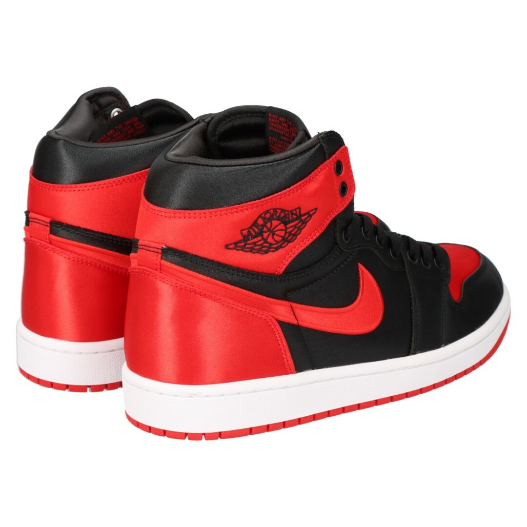 NIKE(ナイキ)のNIKE ナイキ WMNS AIR JORDAN 1 RETRO HI OG Satin Bred ハイカットスニーカー レッド FD4810-061 US10.5/27.5cm メンズの靴/シューズ(スニーカー)の商品写真