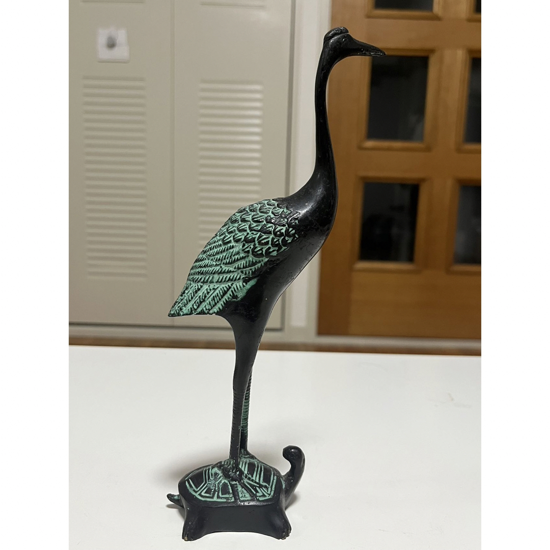 中国美術 黄銅製 鶴亀延年置物/仏具の通販 by 肉 にく's shop 中国美術 黄銅製 鶴亀延年置物/仏具の通販 by 肉 にく's shop