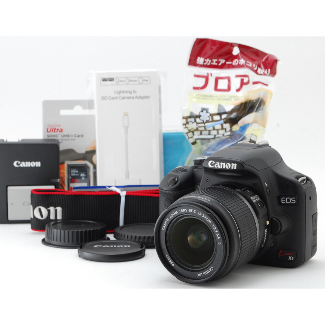 Canon - 大人気、コスパ◎でカメラデビューに◎❤️Canon EOS KISS X3