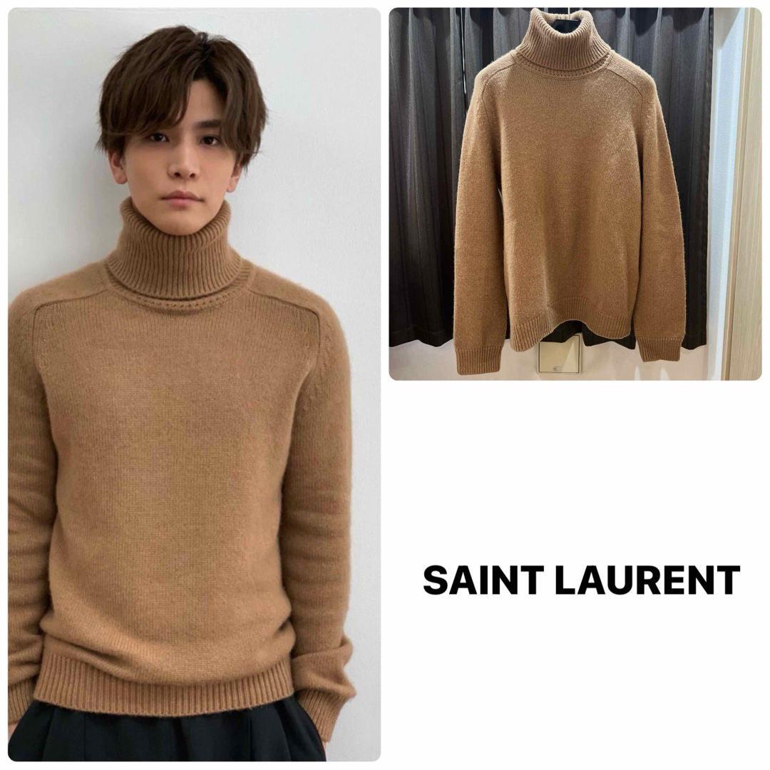 Saint Laurent サンローラン　ニット　セーター　タートルネックメガネ