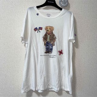 ポロラルフローレン(POLO RALPH LAUREN)のポロラルフローレンポロベア×ウエスタンインディアンTシャツ激レアビーズサイズM(Tシャツ/カットソー(半袖/袖なし))