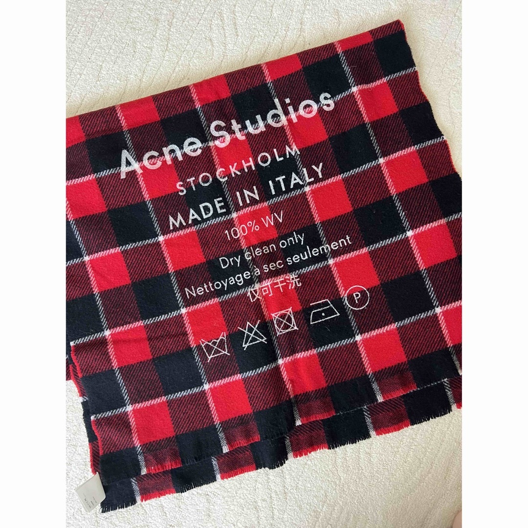 acne studios マフラー ストール チェック