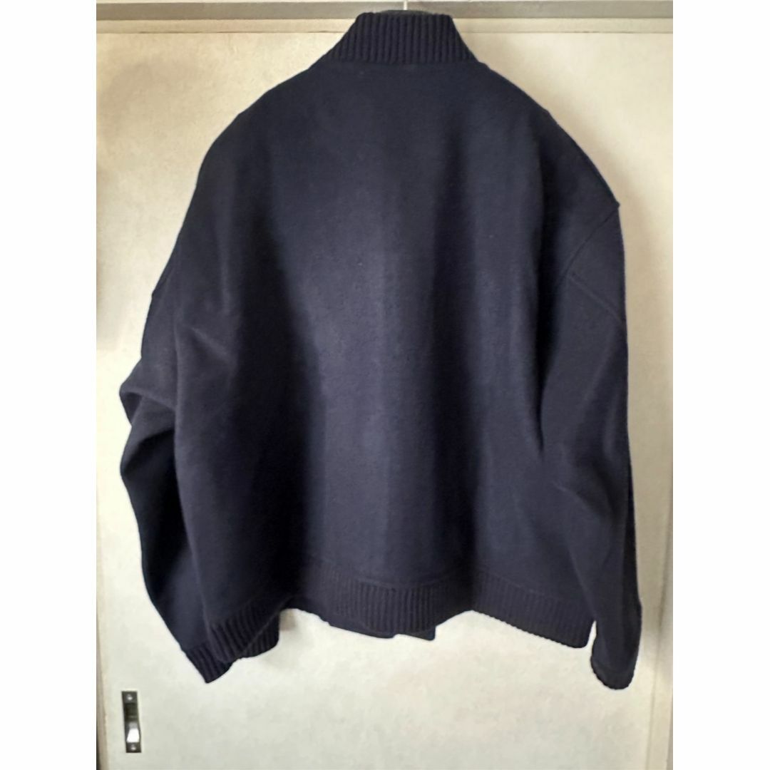 stein(シュタイン)の■ stein wool zip jacket M シュタイン ネイビー メンズのジャケット/アウター(ブルゾン)の商品写真