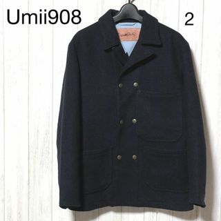 フォーティーファイブアールピーエム(45rpm)のUmii908 メルトンコート/45R ウミ908 カシミヤ混 スナップボタン(ピーコート)