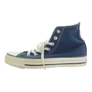 コンバース(CONVERSE)のCONVERSE コンバース スニーカー 90s USA製 ALL STAR HI オールスター ハイカット キャンバス スニーカー ネイビー インディゴブルー系 US 4 1/2【中古】(スニーカー)