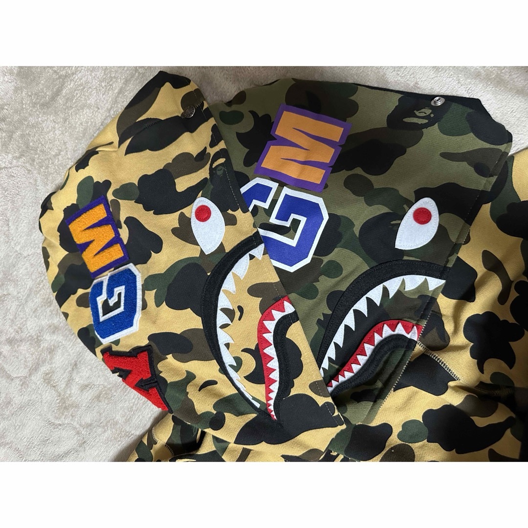 A BATHING APE(アベイシングエイプ)のbape double shark hoodie メンズのトップス(パーカー)の商品写真