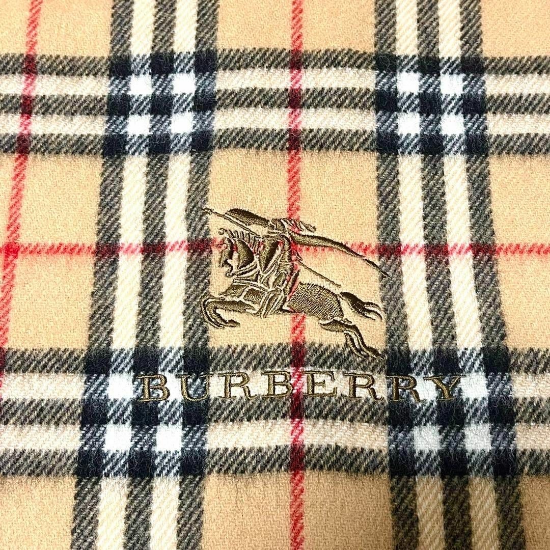 BURBERRY(バーバリー)の一点物　BURBERRY バーバリー　ノバチェック　ウール　ブランケット　膝掛け レディースのファッション小物(マフラー/ショール)の商品写真