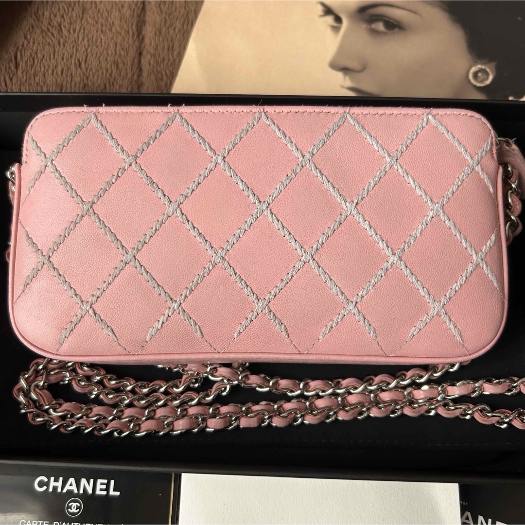 CHANEL - シャネル チェーンウォレット ワイルドステッチ A82527