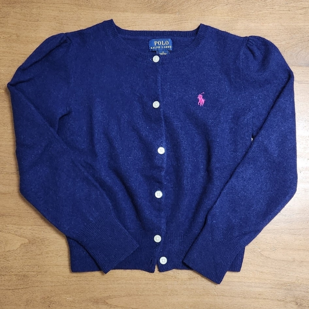 POLO RALPH LAUREN(ポロラルフローレン)のラルフローレン　カーディガン6T キッズ/ベビー/マタニティのキッズ服女の子用(90cm~)(カーディガン)の商品写真