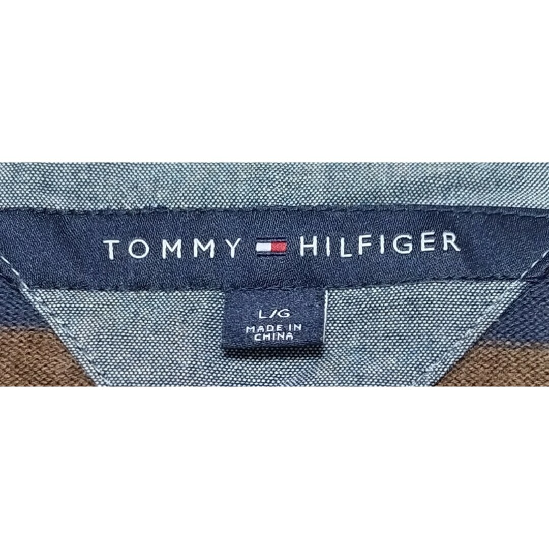 TOMMY HILFIGER(トミーヒルフィガー)の【美品】TOMMY HILFIGER(トミーヒルフィガー)メンズカーディガン L メンズのトップス(カーディガン)の商品写真