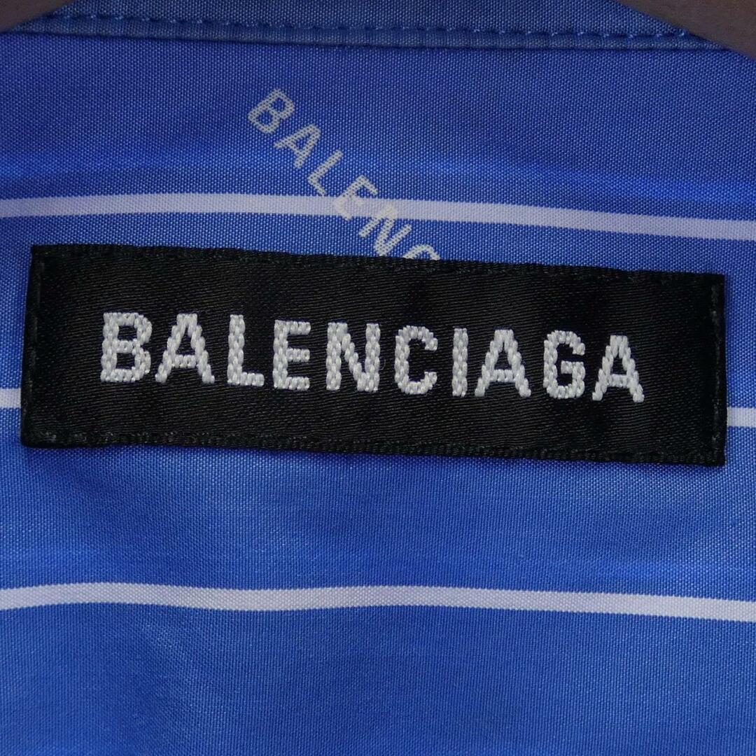 BALENCIAGA 2022SS College Large Fit Shirt 675607 TYB18 バレンシアガ カレッジラージフィットシャツ ボタンダウン オーバーサイズ 長袖 刺繍 ホワイト サイズ37【231110】【-B】【me04】