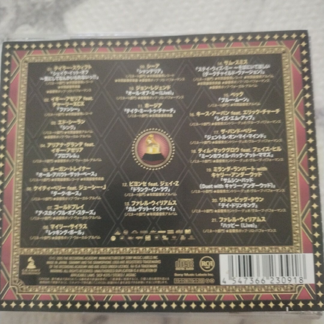 2015　GRAMMY（R）ノミニーズ エンタメ/ホビーのCD(ポップス/ロック(洋楽))の商品写真