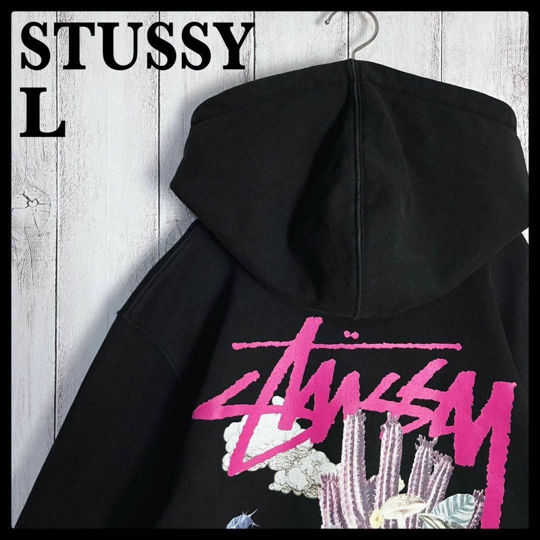 STUSSY - 【超希少デザイン】ステューシー☆両面ロゴパーカー