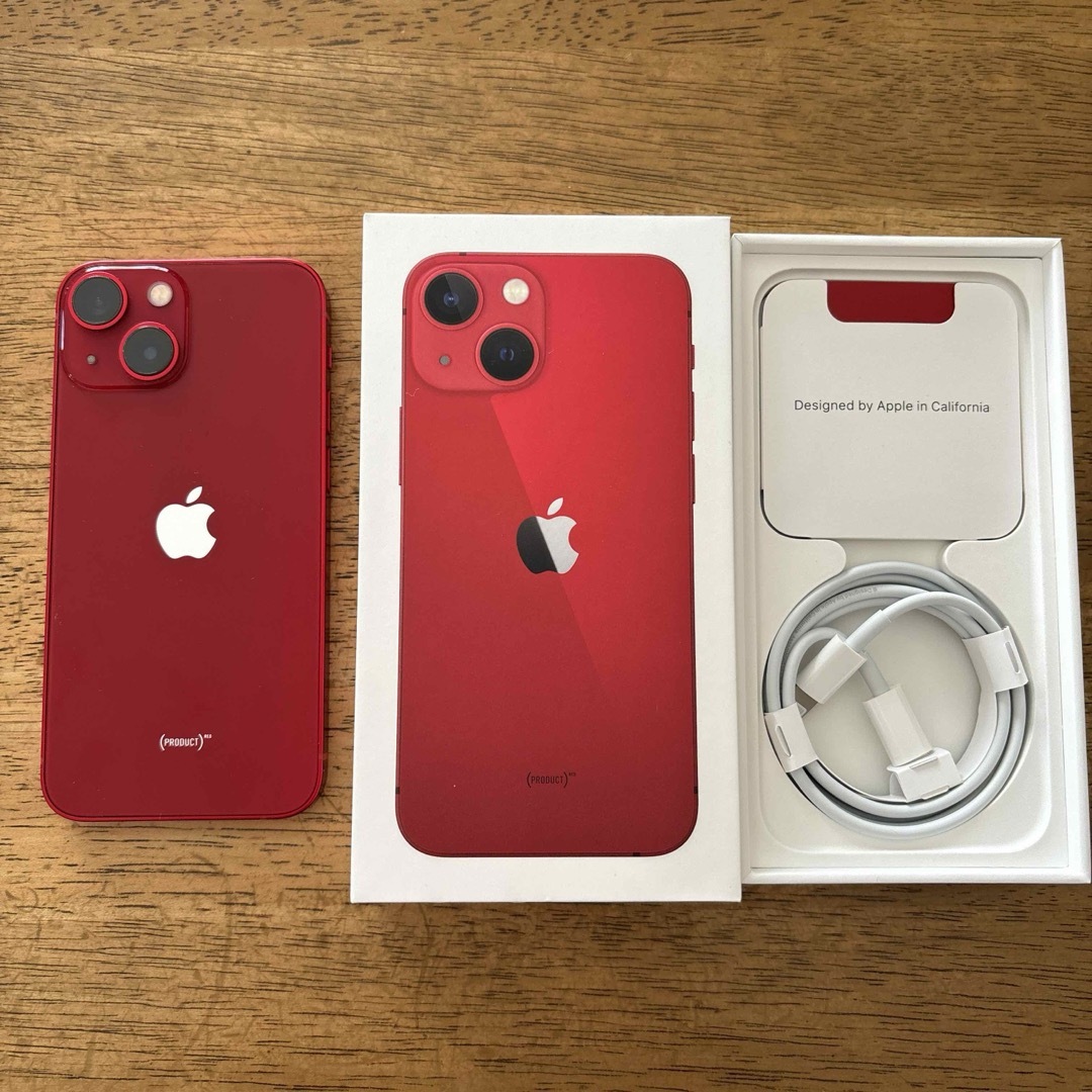 iPhone 13 mini 256GB レッド SIMフリー - スマートフォン/携帯電話