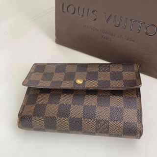 ルイヴィトン(LOUIS VUITTON)のルイヴィトン　ダミエ　三つ折り財布(財布)