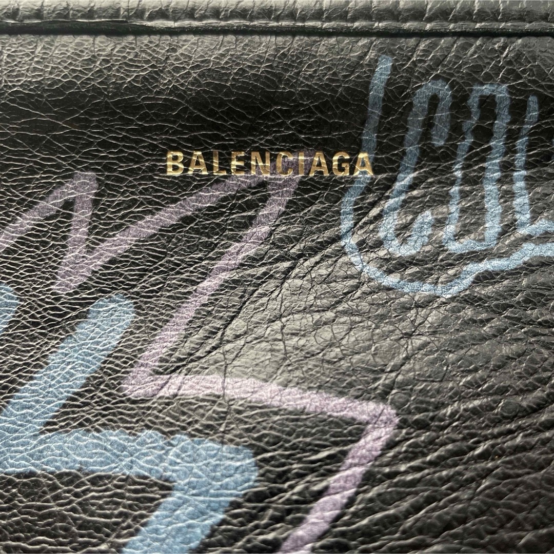 BALENCIAGA グラフティー クラッチバッグ