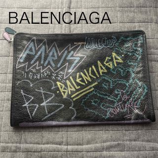 Balenciaga - BALENCIAGA バレンシアガ グラフィティー クラッチバッグ