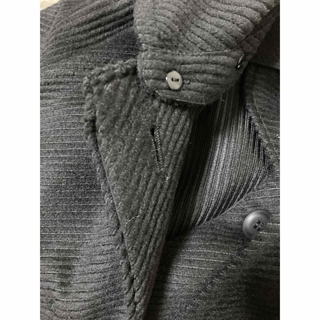 2WAY CAPE PUFF SLEEVE COATブラックS