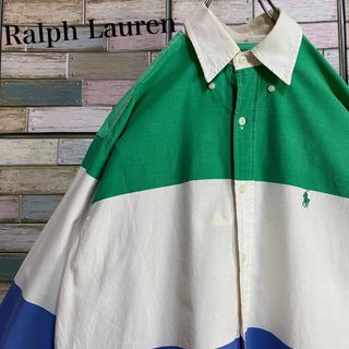 ラルフローレン(Ralph Lauren)のラルフローレン　長袖シャツ　ワンポイント刺繍ロゴ　ビッグシルエット(シャツ)