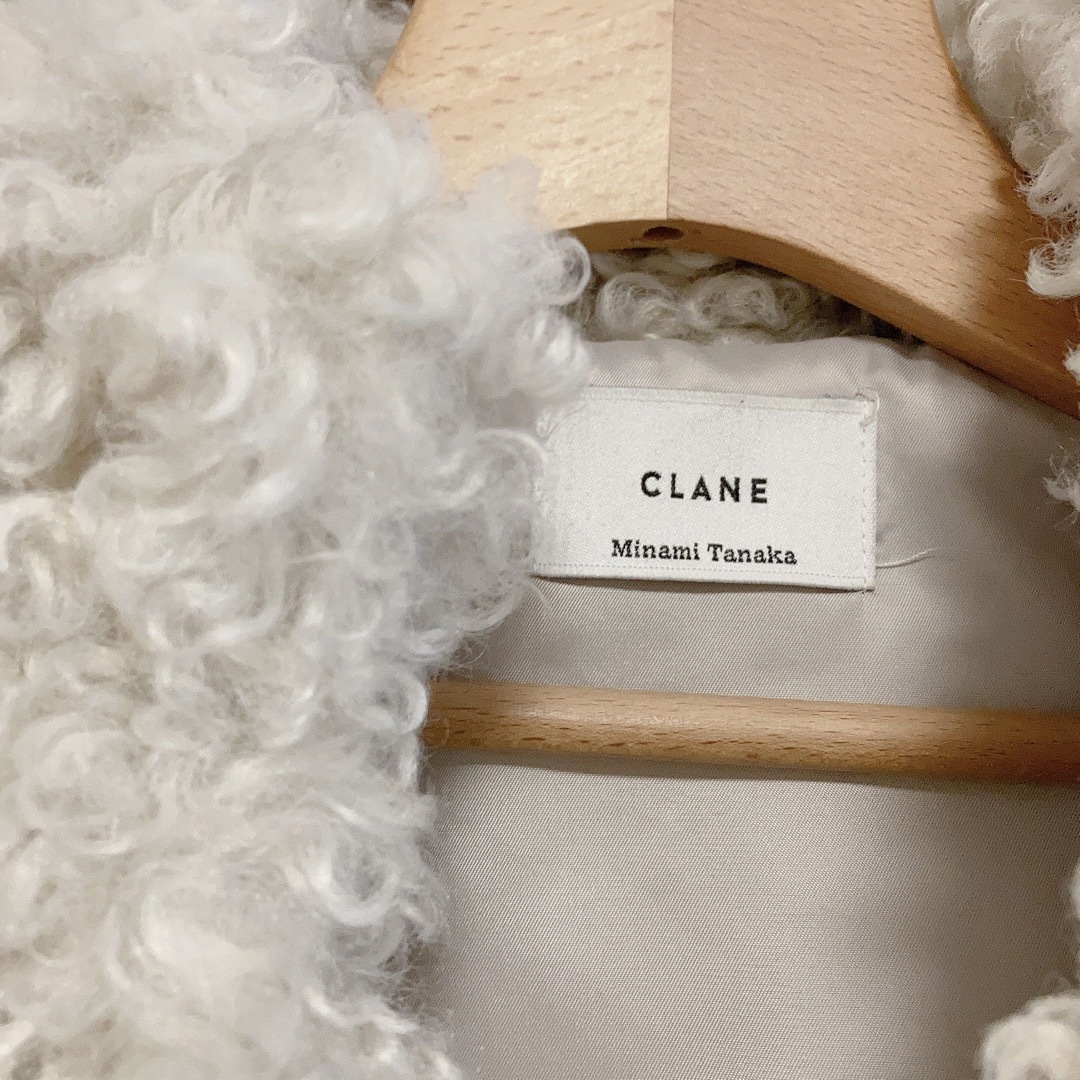 MINAMI TANAKA×CLANE】CURL FUR SHORT COAT-