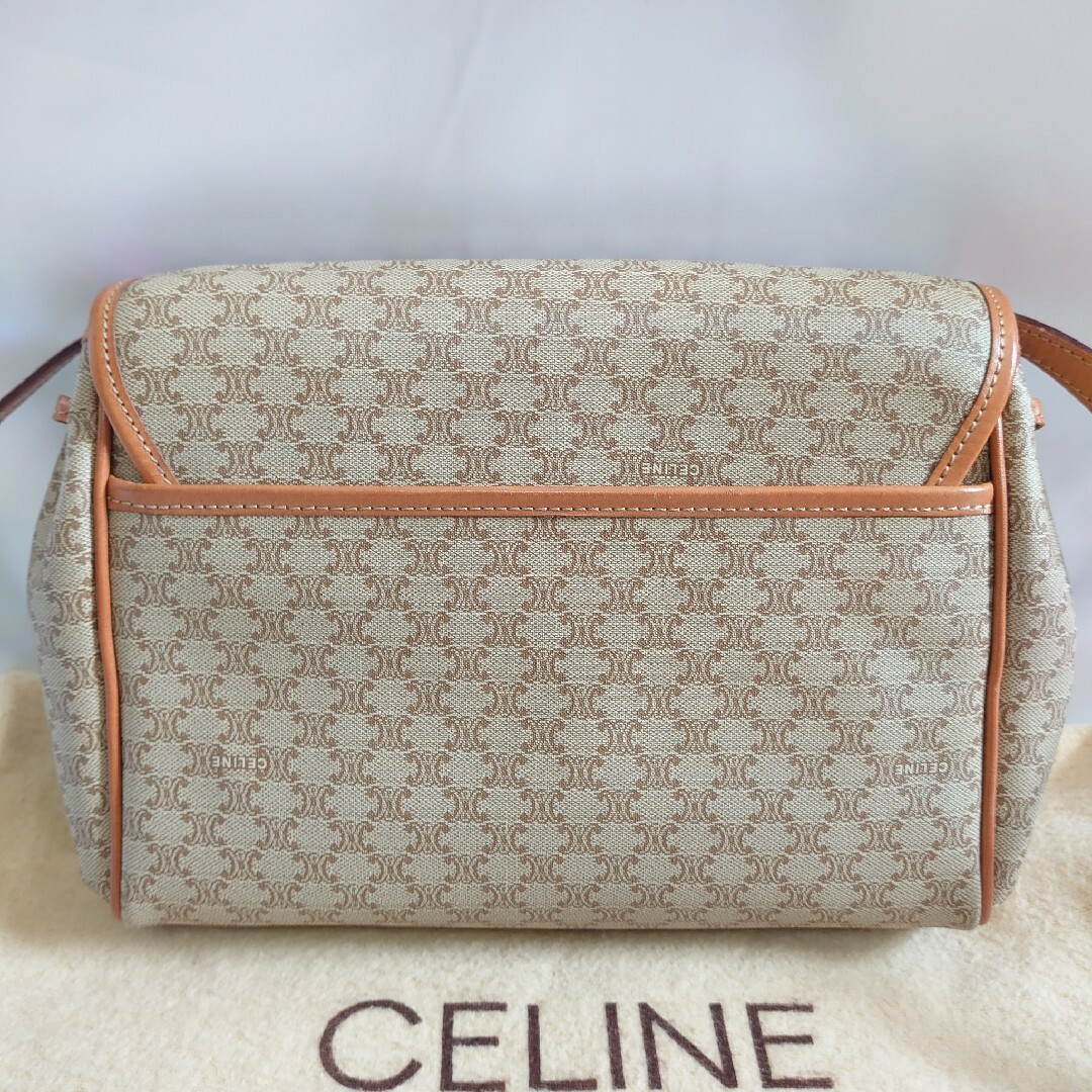 celine - 美品 CELINE マカダム柄 ショルダーバッグ ポーチ サコッシュ