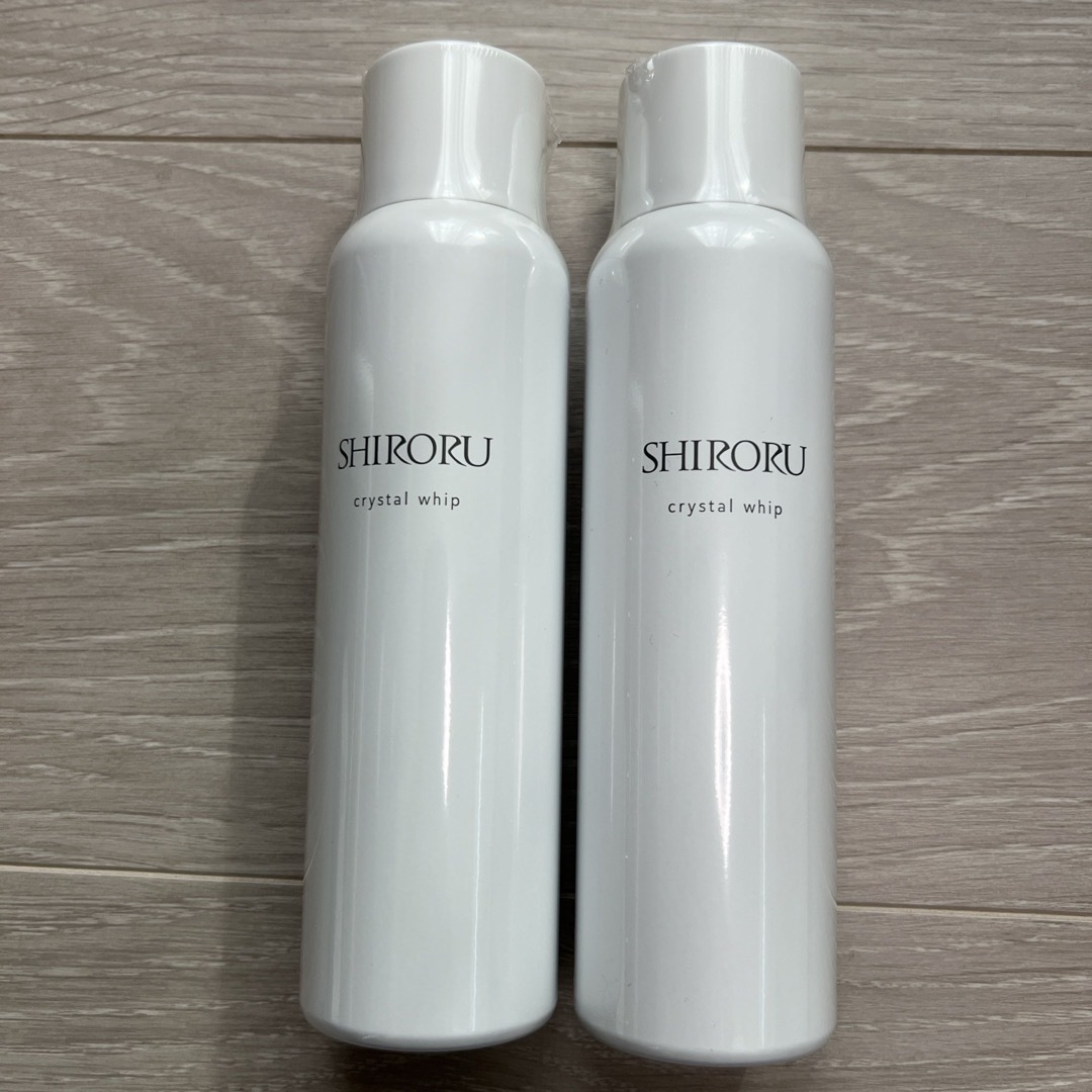 SHIRORU シロル　クリスタルホイップ 洗顔　2本 コスメ/美容のスキンケア/基礎化粧品(洗顔料)の商品写真
