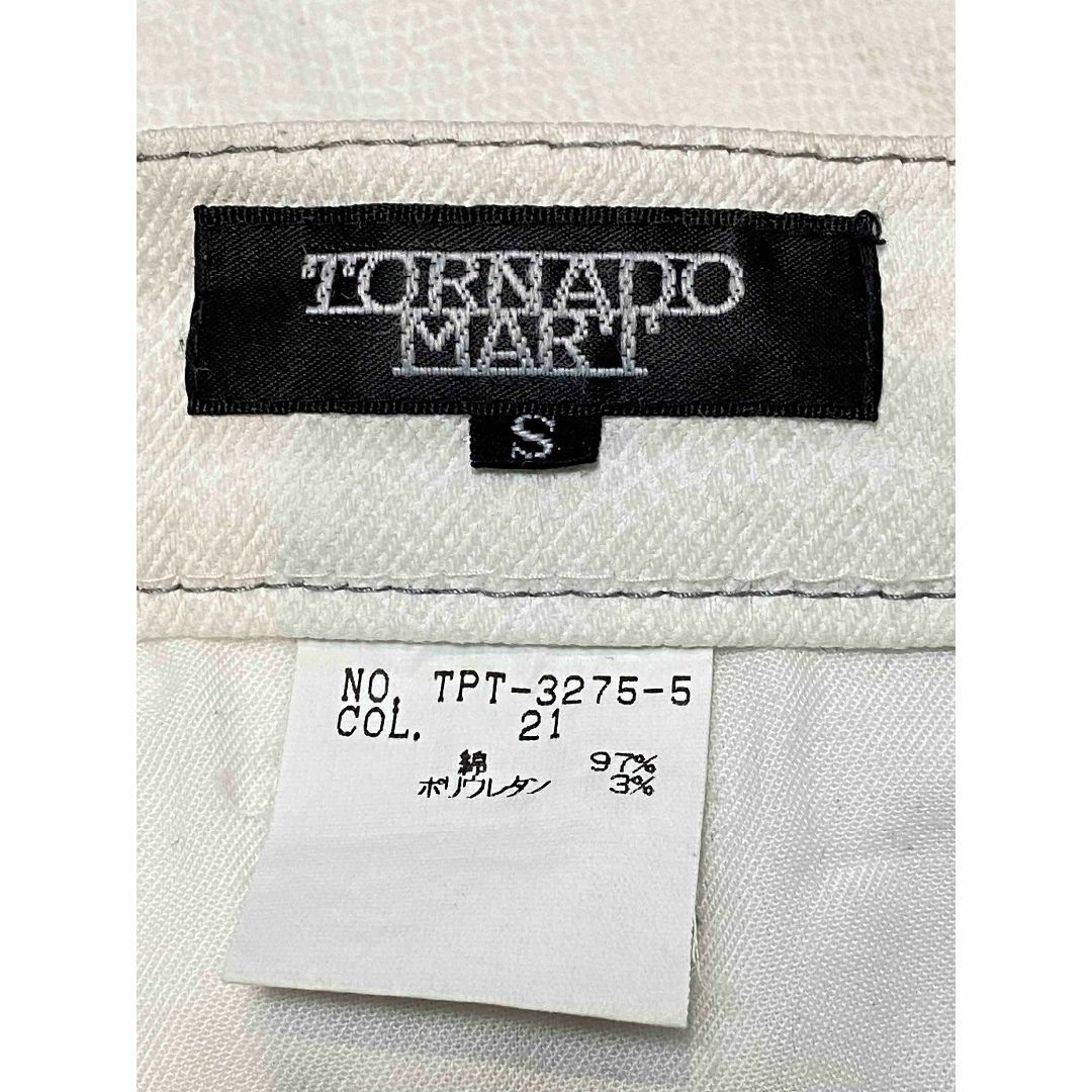 TORNADO MART(トルネードマート)のトルネードマート ブーツカット フレアー ベルボトム ジーンズ　White S メンズのパンツ(デニム/ジーンズ)の商品写真