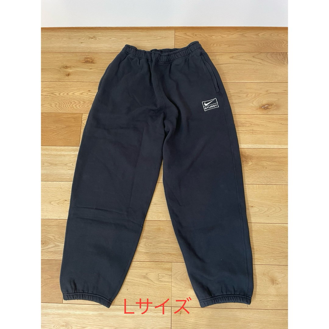 STUSSY - nike×stussy スウェットパンツ ブラック Lサイズの通販 by