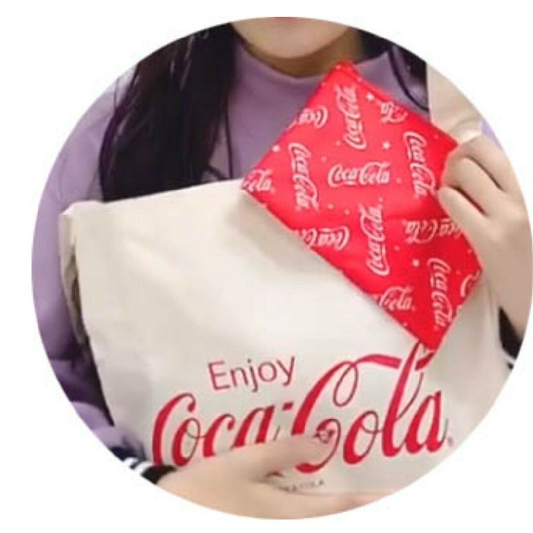 コカ・コーラ(コカコーラ)の付録　Coca-Colaトートバック＆ポーチ レディースのバッグ(トートバッグ)の商品写真