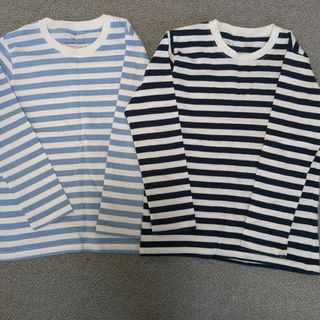 ムジルシリョウヒン(MUJI (無印良品))の無印良品ロンT2枚セット130(Tシャツ/カットソー)