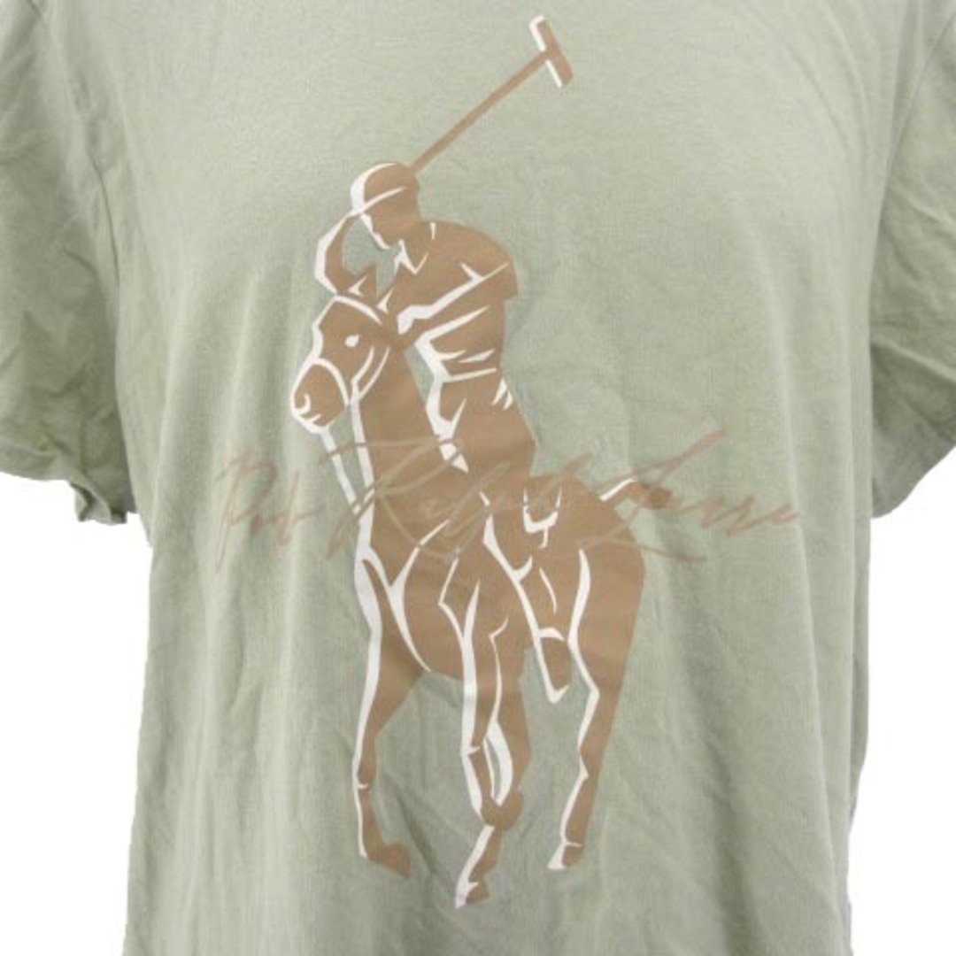 POLO RALPH LAUREN(ポロラルフローレン)のポロ ラルフローレン Tシャツ カットソー 半袖 ビッグポニー カーキ XL レディースのトップス(Tシャツ(半袖/袖なし))の商品写真