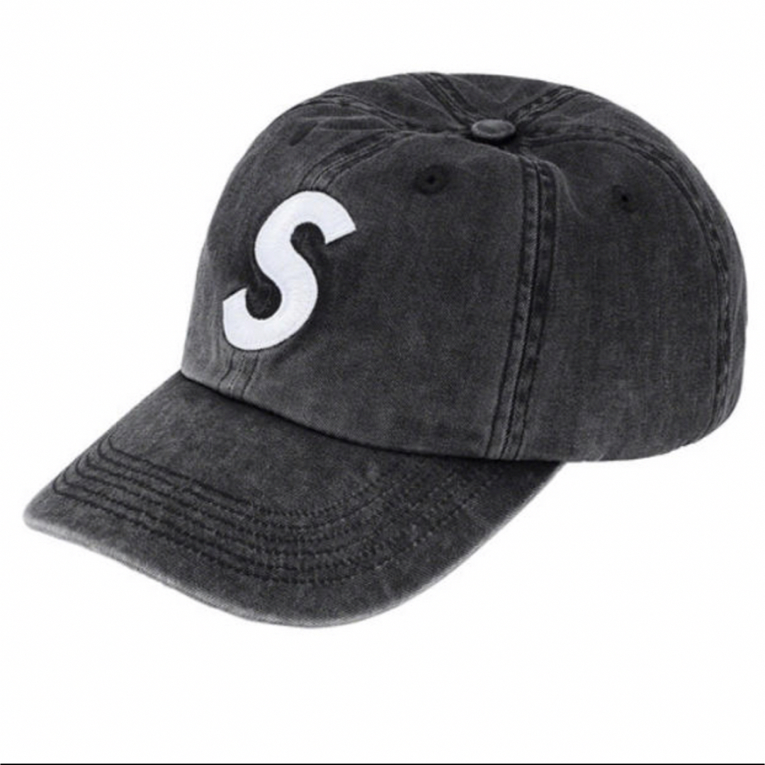 帽子supreme S Logo 6-Panel black