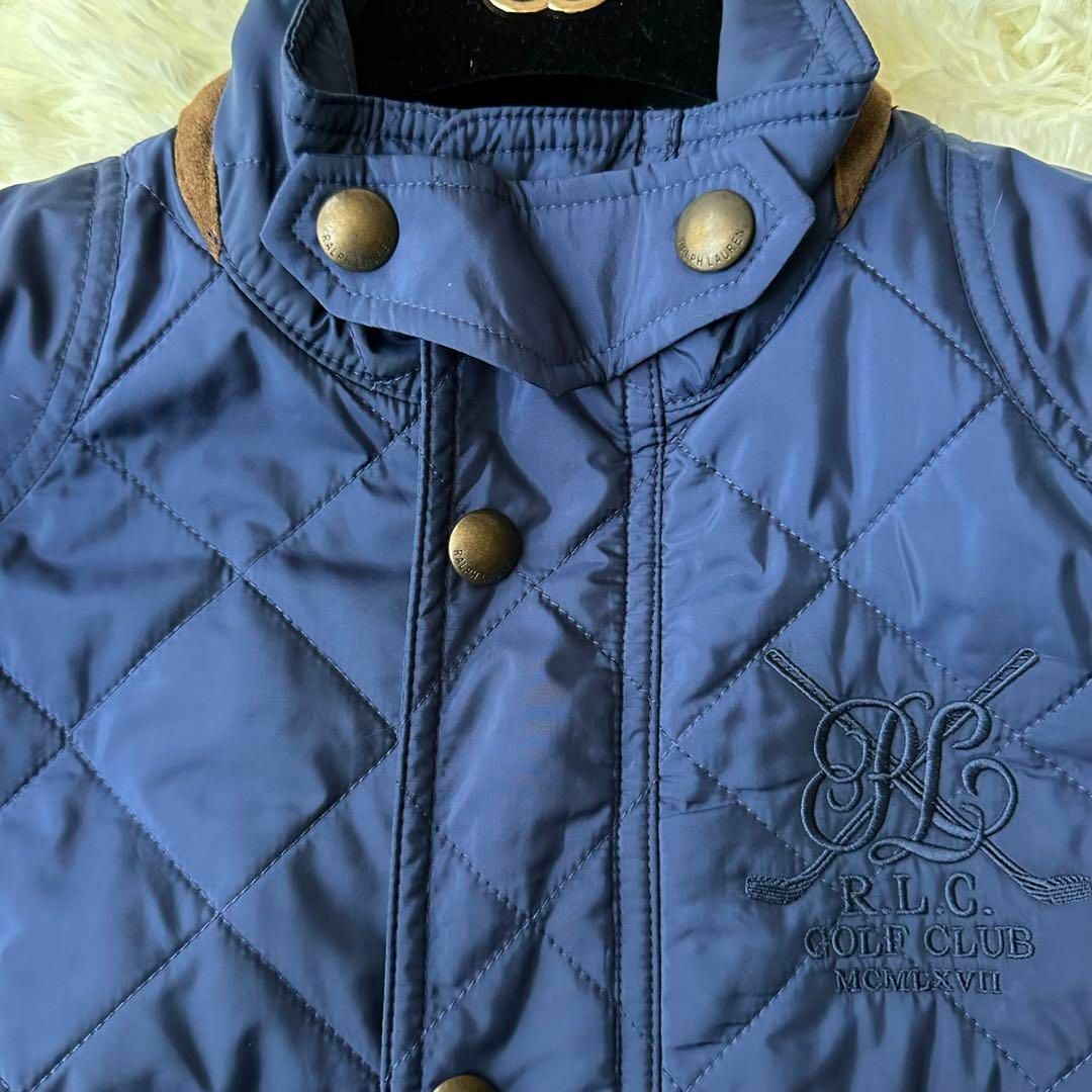 POLO RALPH LAUREN(ポロラルフローレン)のラルフローレンゴルフ　キルティングジャケット　160Sサイズ　ブルー　青　ゴルフ キッズ/ベビー/マタニティのキッズ服男の子用(90cm~)(ジャケット/上着)の商品写真