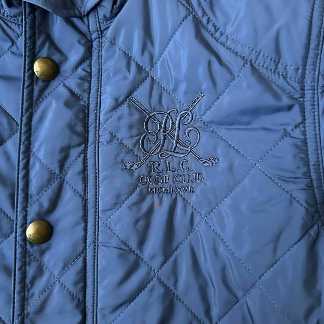 POLO RALPH LAUREN(ポロラルフローレン)のラルフローレンゴルフ　キルティングジャケット　160Sサイズ　ブルー　青　ゴルフ キッズ/ベビー/マタニティのキッズ服男の子用(90cm~)(ジャケット/上着)の商品写真