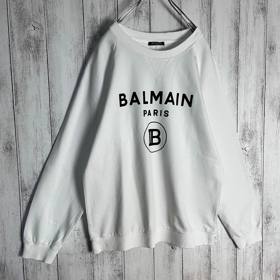 バルマン BALMAIN ビッグロゴ入りスウェット 定番カラー 入手困難