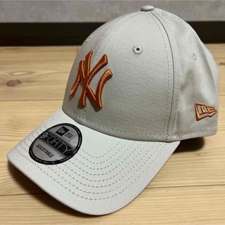 ニューエラー(NEW ERA)のニューエラ　NEW ERA キャップ　NY ニューヨークヤンキース　ベージュ(キャップ)