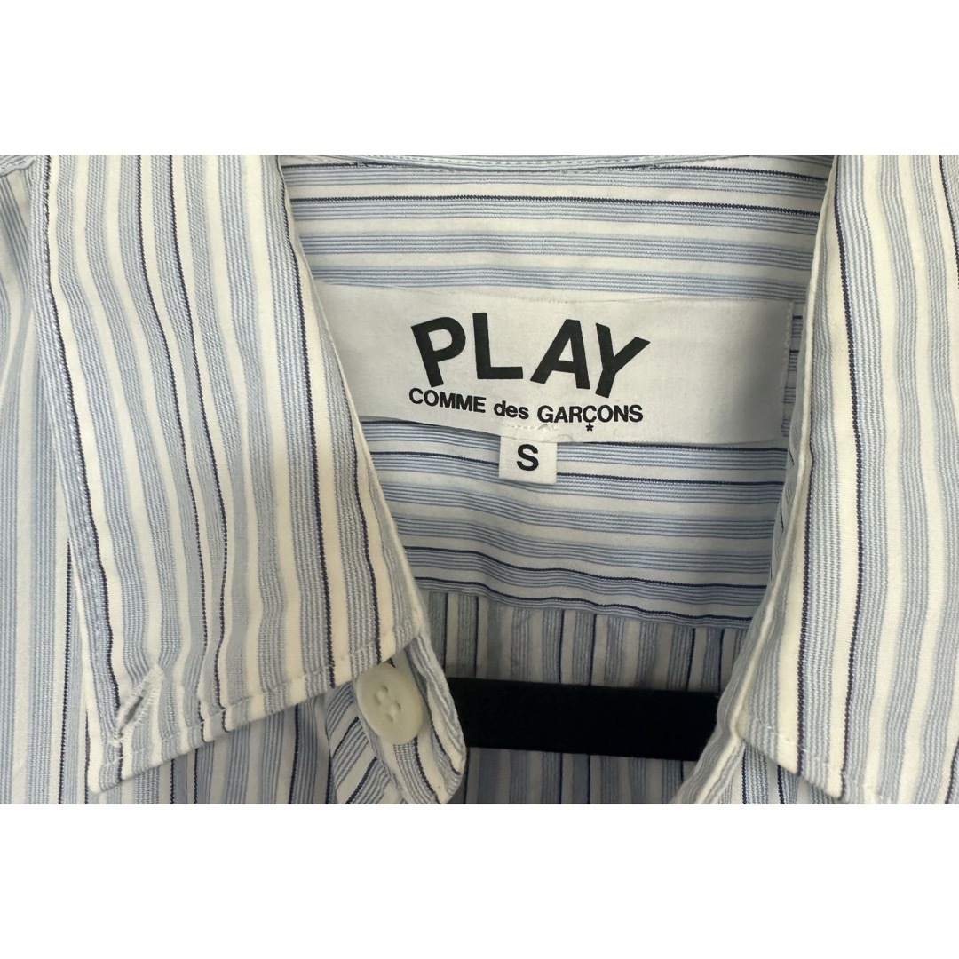 美品 PLAY COMME des GARCONS ストライプシャツ-