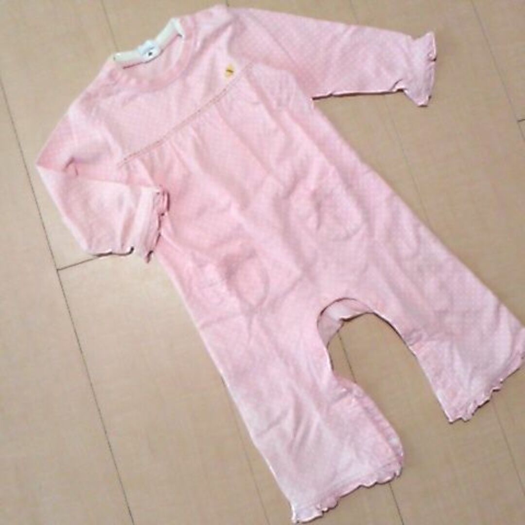 西松屋(ニシマツヤ)の[中古] 長袖 カバーオール 90㎝  キッズ/ベビー/マタニティのキッズ服女の子用(90cm~)(パジャマ)の商品写真