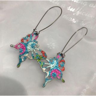 蝶　ピアス(ピアス)