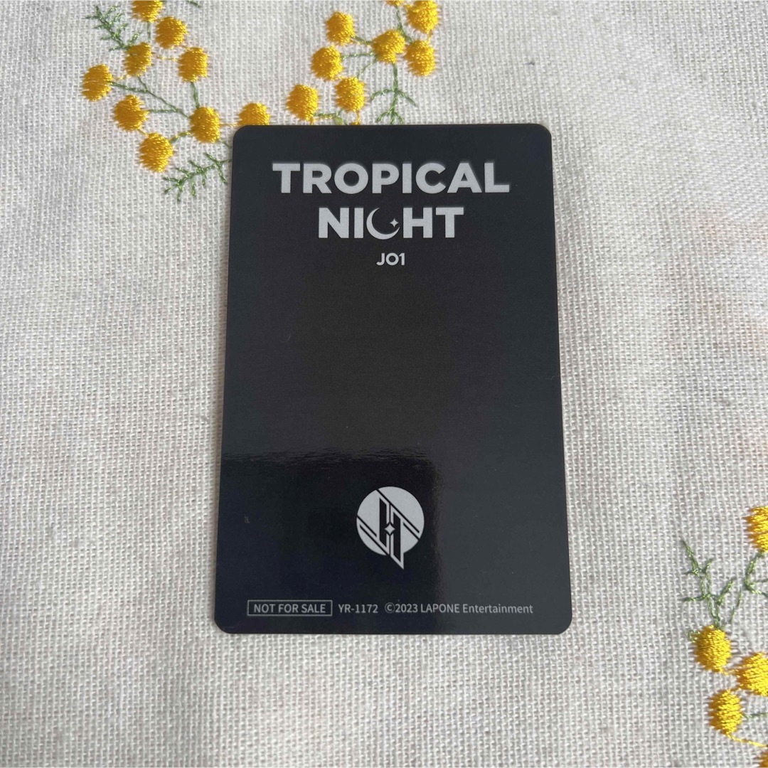 JO1 - JO1 TROPICAL NIGHT 通常盤 白岩瑠姫トレカの通販 by lemon