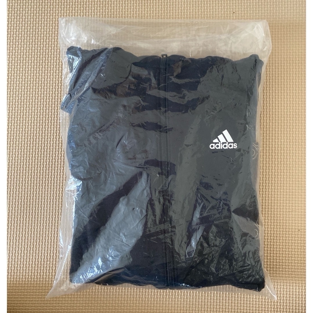 adidas(アディダス)の【adidas】フルジップパーカー　ジャージ　上着  【150】BLACK キッズ/ベビー/マタニティのキッズ服男の子用(90cm~)(ジャケット/上着)の商品写真