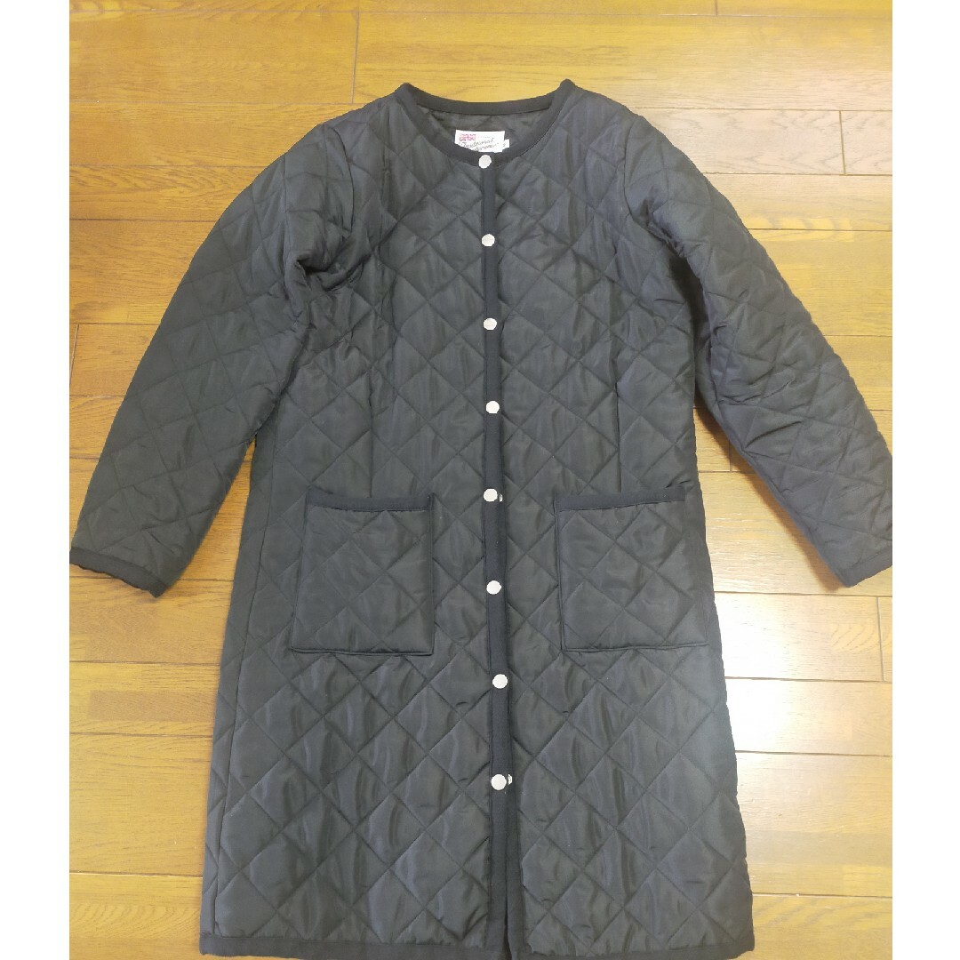 TRADITIONAL WEATHERWEAR(トラディショナルウェザーウェア)のTRADITIONAL WEATHER WEAR アークリーロング 黒 M レディースのジャケット/アウター(ノーカラージャケット)の商品写真