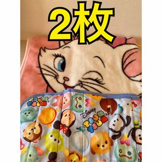 ディズニー(Disney)の子供用寝具2枚  ・毛布 おしゃれキャットマリー(毛布)